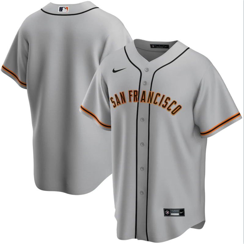 Men's San Francisco Giants Gray Base Stitched Jersey